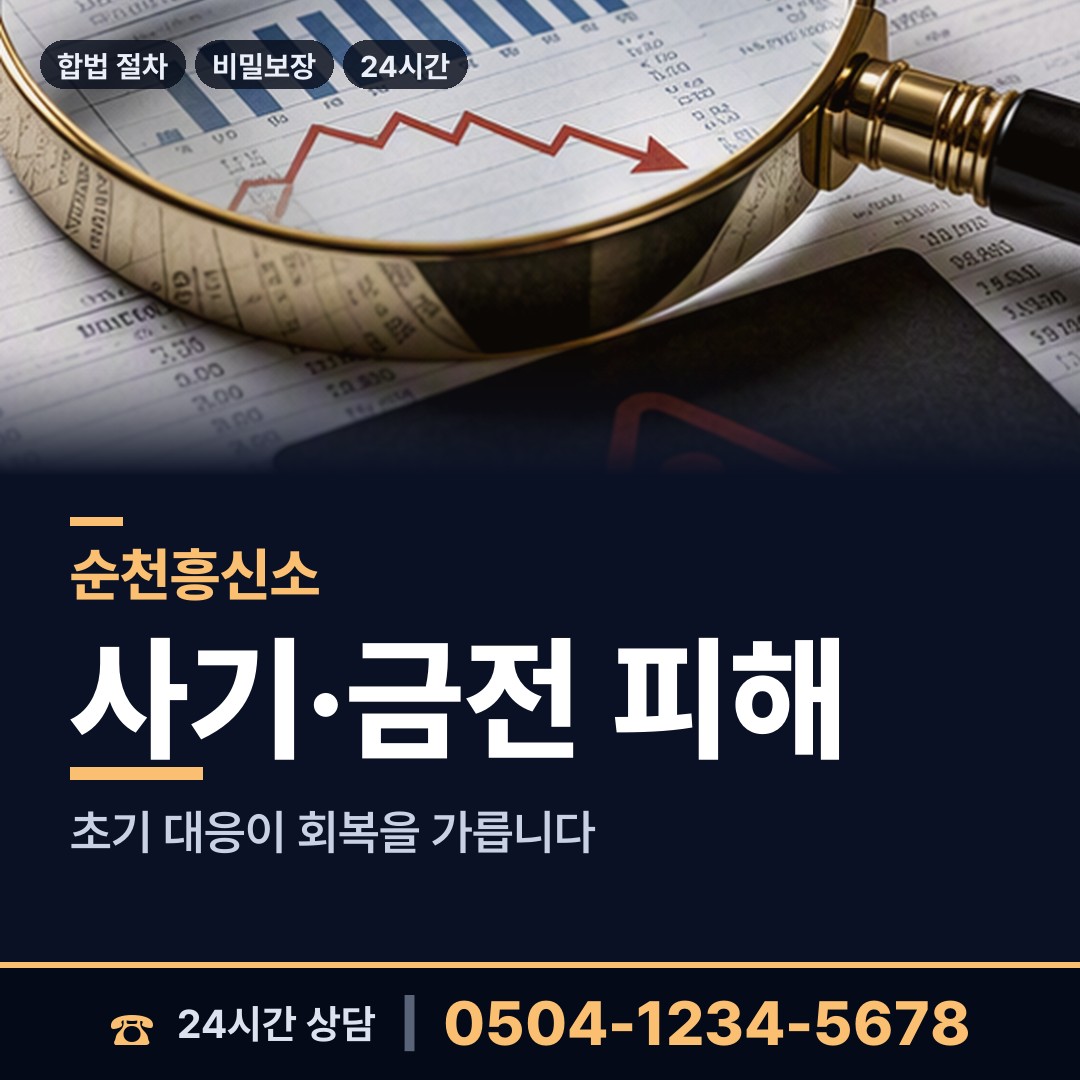 순천 서면 신용조사 상담 안내